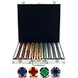 1000 Chip Tri-Color Suit Design Set w/Aluminum Case