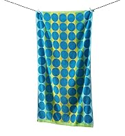 Lime Spotted Beach Towel