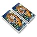 Tiger Stalking at Sunset Butterflies Eraser Set of 2
