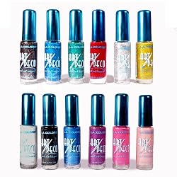 10 cheap L.A.COLORS NEON BRIGHT Nail Art Polish cheap ART LACQUER