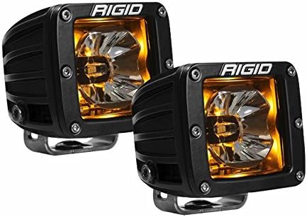 Rigid Industries Radiance LED Pod: Rigid 20204 Broad Optic - Amber (Pair)
