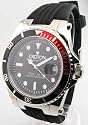 MENS CROTON STEEL 3 BANDS 10ATM DATE WATCH CA301144INRD