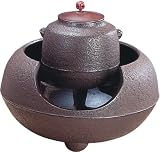 南部鉄器 三日月風炉あみだ釜 10005