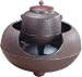 南部鉄器 三日月風炉あみだ釜 10005: ●南部鉄器は伝統に培われた確かな技術をもとに丹念に製造されたいる<br> ●内面は伝統技法の釜焼仕上げにより形成させた酸化皮膜によるサビ止めをし、沸かしたお湯に吸収されやすい二価鉄を多く含んだ鉄分が溶出す...