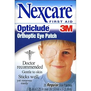 Nexcare Opticlude(TM) Orthoptic Eyepatch, Regular-20ct