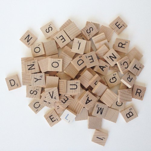 Scrabble Tiles (100 Letters Tiles)