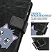 iPhone 6 Plus Case, iPhone 6s Plus Case, ULAK PU Leather Magnet Wallet Credit Card Holder Flip Case Cover with Built-in 9 Card Slots For Apple iPhone 6 Plus/iPhone 6s Plus 5.5 inch (Black cat)