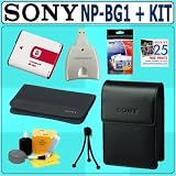 Sony NP-BG1 Type G InfoLithium Rechargeable Battery Pack + Accessory Kit