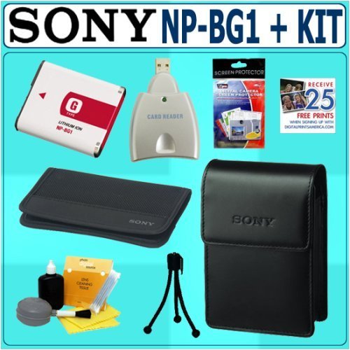 Sony NP-BG1 Type G InfoLithium Rechargeable Battery Pack and Accessory Outfit