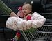 Baby : Pink Toile Shopping Cart Cover