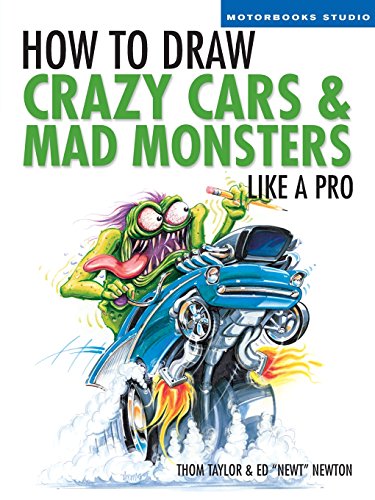 how to draw crazy cars  mad monsters like a pro motorbooks studio