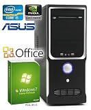 Produkt-Bild: PC - CSL Speed H4559 (Core i5) - Multimedia QuadCore! PC-System mit Intel Core i5-2400 4x 3100 MHz, 1000GB SATA, 8192MB DDR3, GeForce G210, DVD-RW, 5.1 Sound, LAN, Windows 7 Home Premium, Office 2010