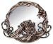 Bronze Victoria With Flowers Art Nouveau Style Mirror Decoration