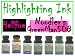 Noodlers Highlighter Fountain Pen Ink -- HELLFIRE