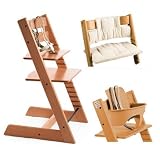Stokke Tripp Trapp High Chair, Cushion and Baby Rail