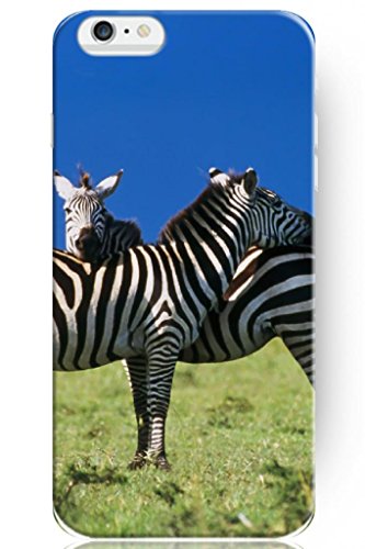 SPRAWL New Fashion Creative Vintage Design Apple Iphone 6 Animal Case — Joyous Embracing Zebra