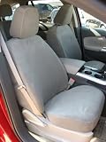 Exact Seat Covers, F437 V7, 2007-2010 Ford Edge SE and SEL Front Bucket Seats Custom Exact Fit Seat Covers, Gray Velour