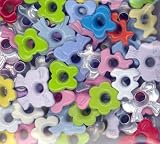 EyeLets Etc 1/8 Inch Top Painted Girl Theme Designer Shaped Eyelets Assortment, Pack of 100