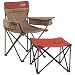 Coleman Xl Broadband Quad Chair With Security Pockets And Camp Cube (khaki/spice)