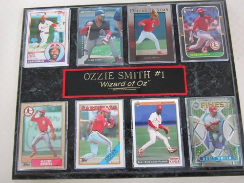 St Louis Cardinals Ozzie Smith 8 Card Plaque