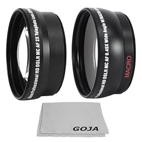 Essential Kit for CANON Rebel (T3i T3 T2 T2i T1i XT XTi XSi XS), CANON EOS (1100D 600D... by Goja