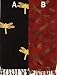 Rainbow Dragonflies On Black - Batiked Scarf - 