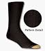 Gold Toe Men's 3 Pack Extended Size Canterbury Dress Crew