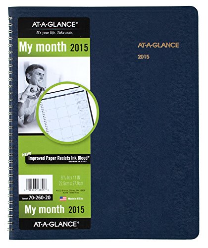 At-A-Glance Wirebound Monthly Planner for 2015