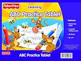 Fisher Price ABC Practice Tablet, 10 x 8 Inches, 40 Sheets with Practice Guide (430)