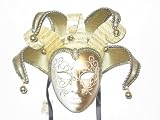 Gold Jolly Richi Lillo Venetian Masquerade Mask *X1*