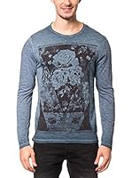 AMERICAN PEOPLE Camiseta Manga Larga Tidus (Azul Marino)