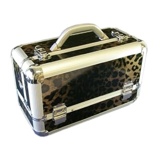 Cheetah Print Multi Level Jewelry Box - Cheetah Print Keepsake Box (8.5in tall and 15in wide 3.5in...
