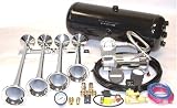 Strategic Separates 4 Trumpet Train Horn, 200psi 3Gal Air System