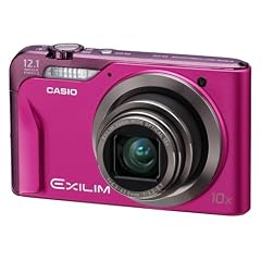 Casio EXILIM EX-H10 PK Digitalkamera (12 Megapixel, 10-fach opt. Zoom, 7,6 cm (3 Zoll) Display, Bildstabilisator) pink