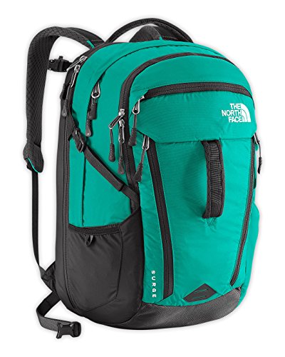 north face surge backpack green