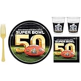 Super Bowl 50 Tableware Kit for 24 Guests