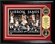 LeBron James Dominance Photo Mint w/ 2 Gold Coins- Cleveland Cavaliers