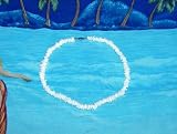 20 Inch Pure White Surfer Puka Shell Necklace