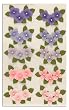 Martha Stewart Crafts 3 Dimensional Stickers Hydrangea Purple/Pink By The Package