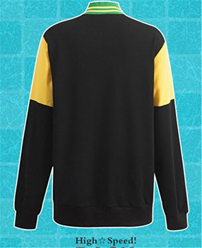 DoubleMay Free! Iwatobi Swim Club Makoto Tachibana Cosplay Baseball Jacket