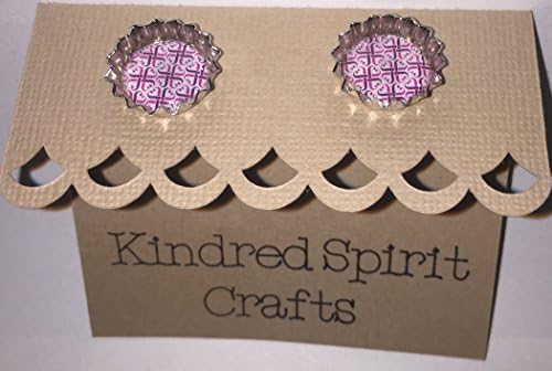 Jamberry Logo Bottle Cap Style Stud Earrings