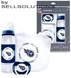 TENNESSEE TITANS NFL Baby Gift Set: Kickoff Collection 3-Piece Baby Feeding Set