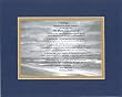 Personalized Touching and Heartfelt Poem for Graduations - Congratulations On Your Graduation, On Being Successful . . . Poem on 11 x 14 inches Double Beveled Matting