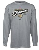 New Orleans Saints Super Bowl XLIV Champions Reebok Official Locker Room Long Sleeve T-Shirt