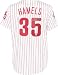 Cole Hamels Autographed Philadelphia Phillies White Majestic Replica Jersey With 2008 World Series Patch