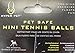 Hyper-Pets Mini Tennis Balls for Dogs, Pink, Orange and Green, 4 of Each Color