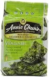 Annie Chun's Seaweed Snacks, Roasted Wasabi, 0.35-Ounce Packages (Pack of 12)