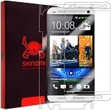 Skinomi TechSkin - HTC One M7 Screen Protector Ultra Clear Shield + Full Body Protective Skin + Lifetime Warranty