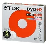 TDK �f�[�^�pDVD+R ���{�� 1-16�{�� �C���N�W�F�b�g�v�����^�Ή��i�z���C�g�j 5���p�b�N D+R47PWC5S