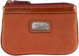 Fossil Wallet - Solid Zip Coin (Color: Rust)